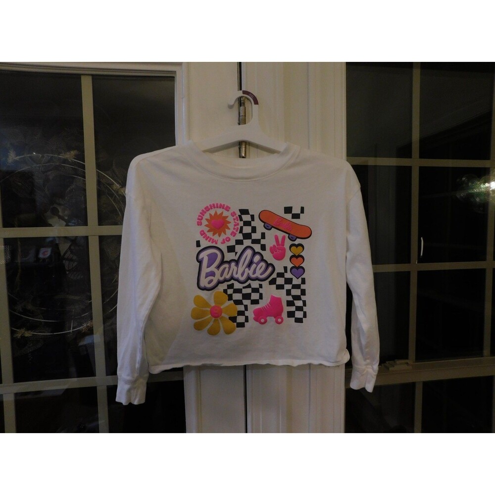 Gap Big Girls Multi-Color Long Sleeve Barbie Shirt- XL (12)